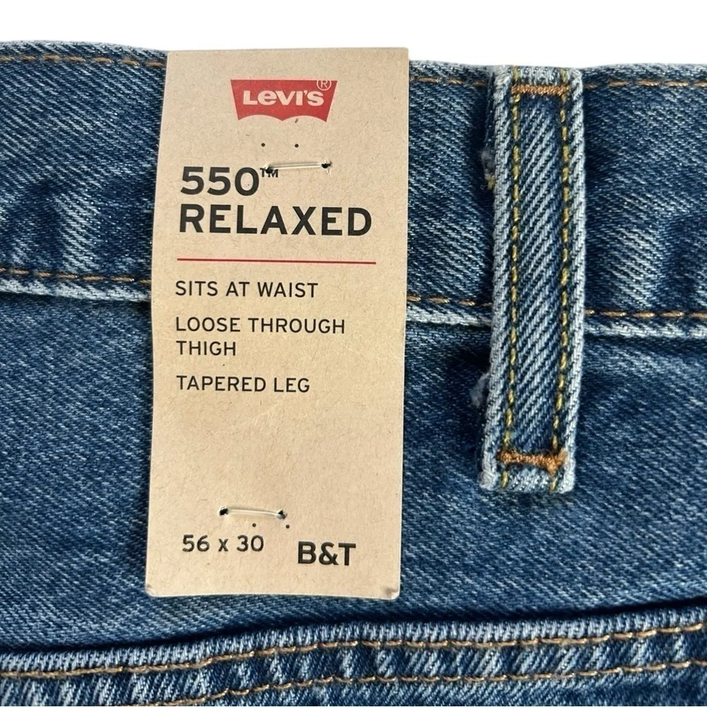 Levi’s 56x30 550 RELAXED FIT MEN'S JEANS (BIG & TALL) straight leg medium